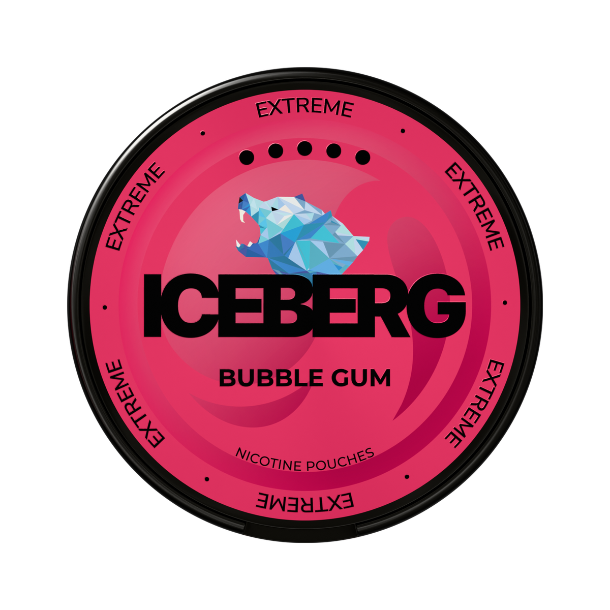 ICEBERG Bubble Gum Extreme can, front