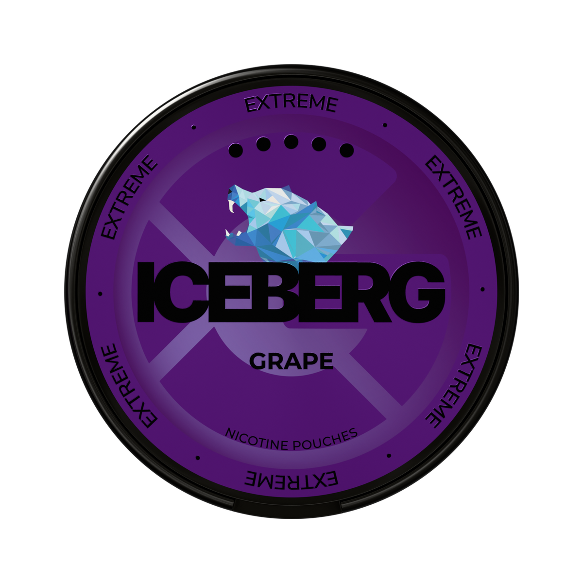 ICEBERG Grape Extreme can, front