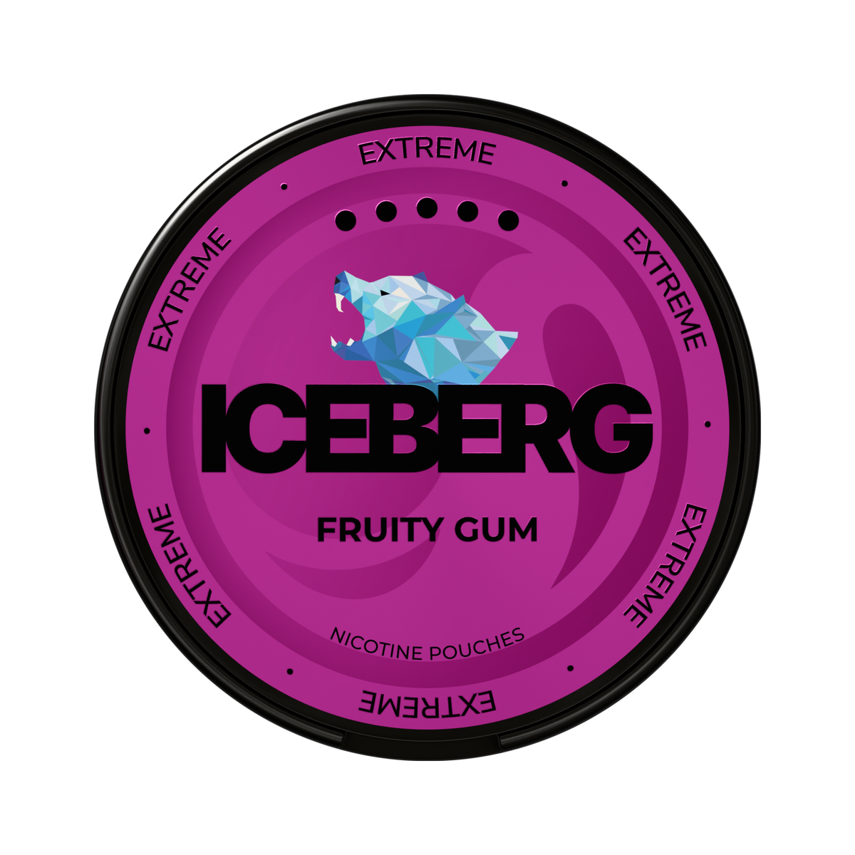 ICEBERG Fruity Gum Extreme nikotinportioner, dosa