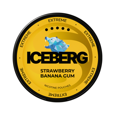 ICEBERG Strawberry Banana Gum Extreme nikotinportioner, dosa