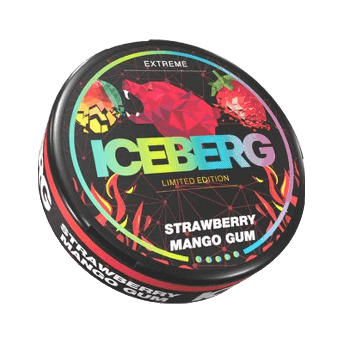 ICEBERG Strawberry Mango Gum Extreme (Outlet) | Bäst före: 15/11/2026 can, front