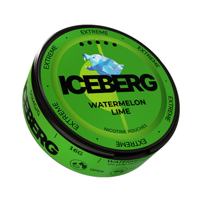 ICEBERG Watermelon Lime Extreme nikotinportioner, dosa (3D)