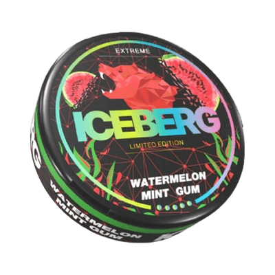ICEBERG Watermelon Mint Gum Extreme (Outlet) can, front