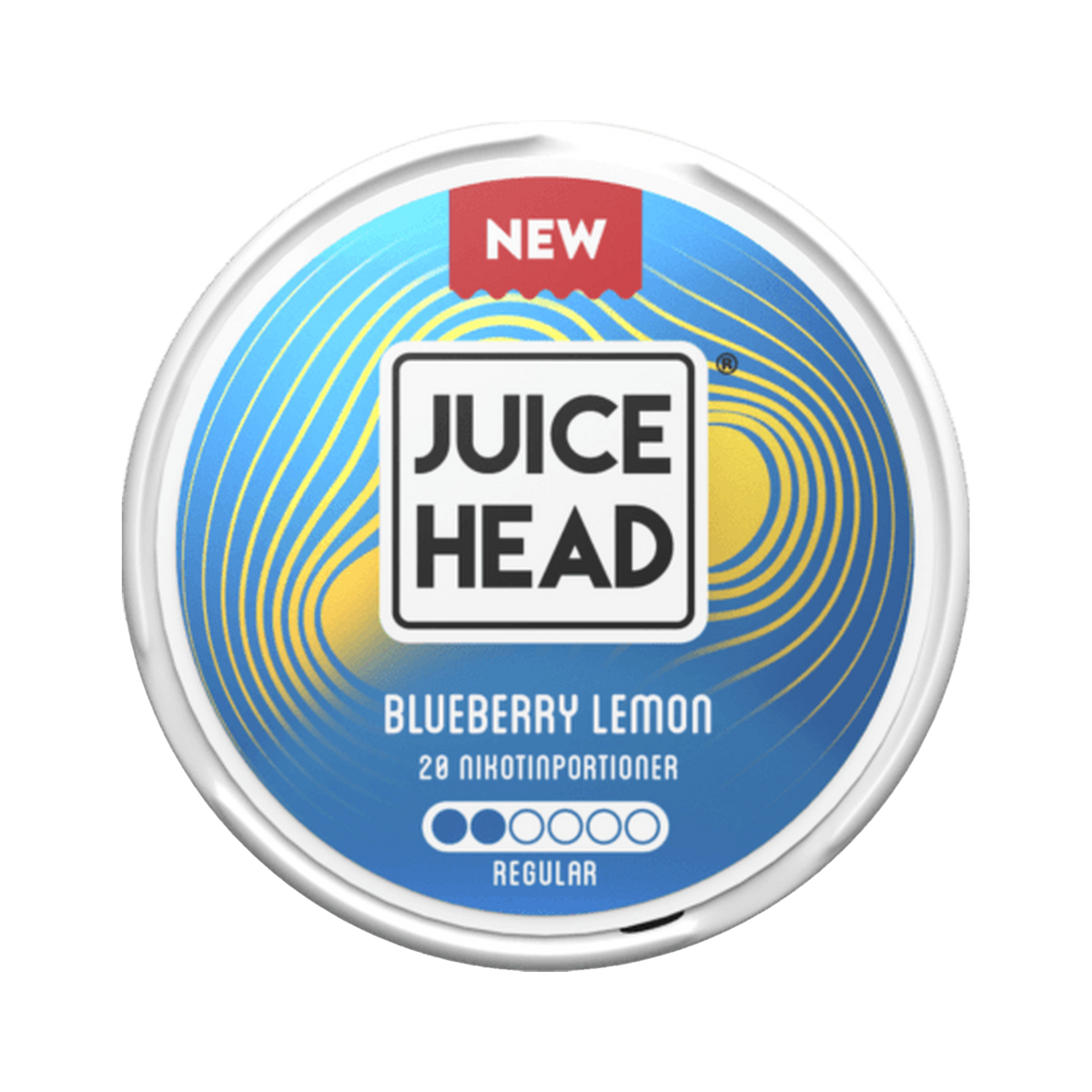 Juice Head Blueberry Lemon 6 mg can, front