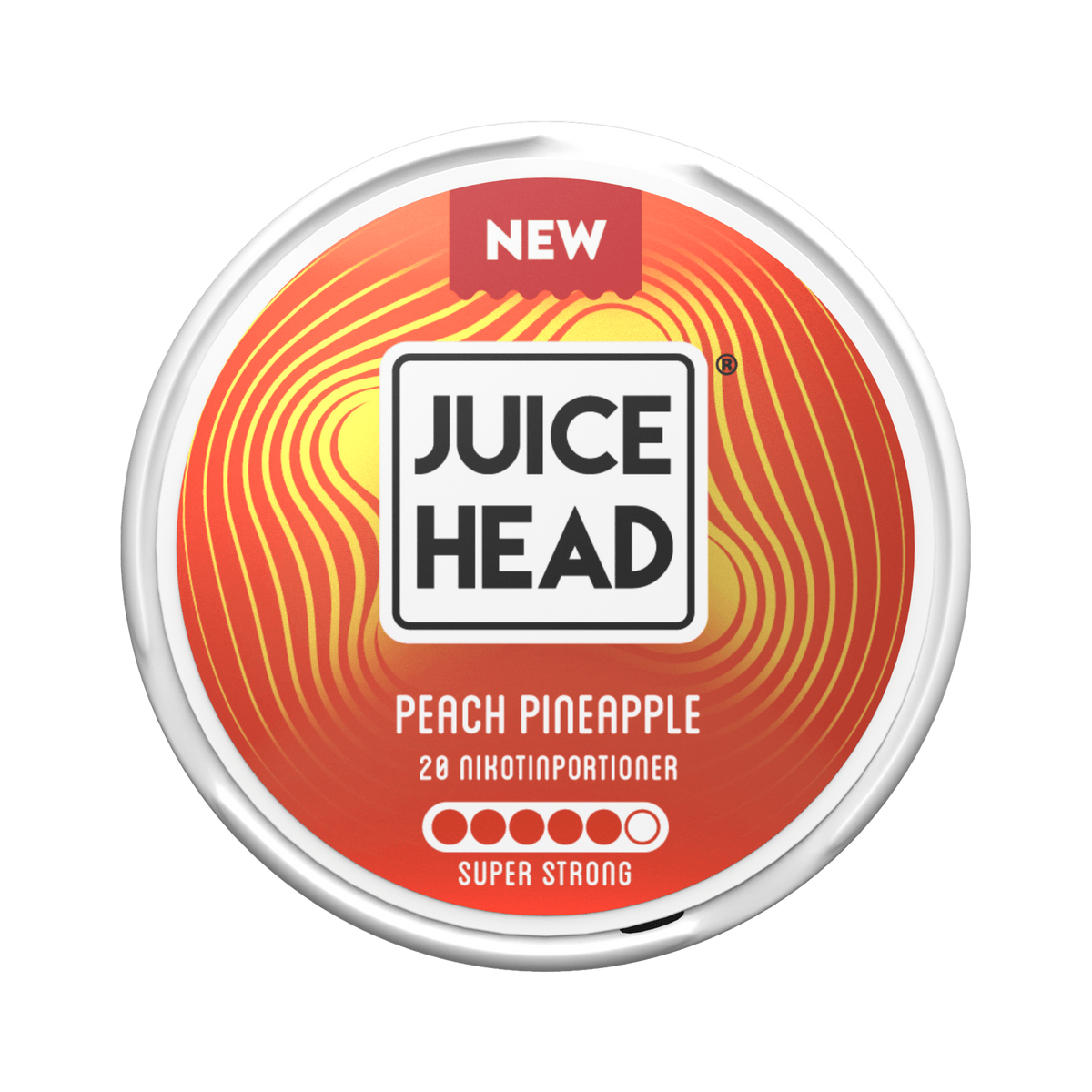 Juice Head Peach Pineapple 14 mg | Bäst före: 29/09/2026 can, front