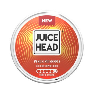 Juice Head Peach Pineapple 14 mg | Bäst före: 29/09/2026 can, front