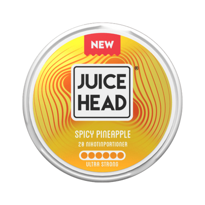 Juice Head Spicy Pineapple 20 mg | Bäst före: 26/08/2026 can, front