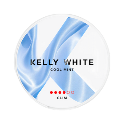 Kelly White Cool Mint Strong can, front