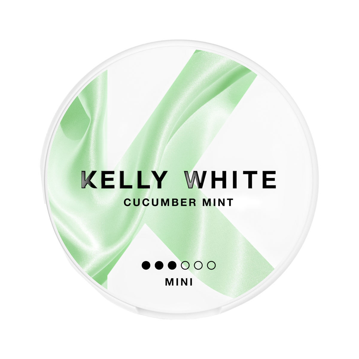 Kelly White Cucumber Mint Mini can, front