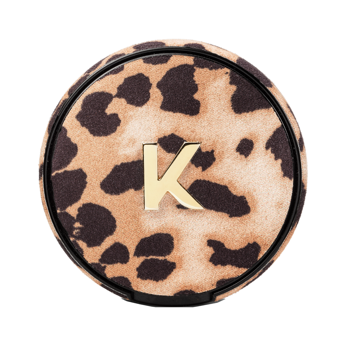 Kelly White Leopard Kelly Refilldosa can, front