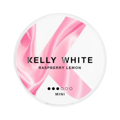 Kelly White Raspberry Lemon Mini Regular can, front