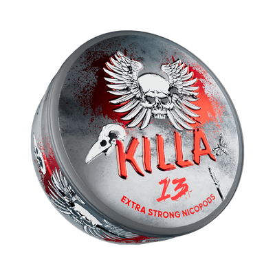 KILLA 13 can, front