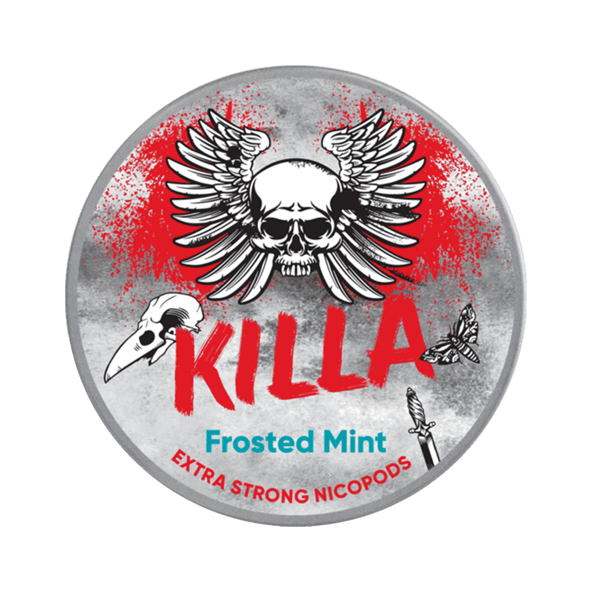 KILLA Frosted Mint can, front