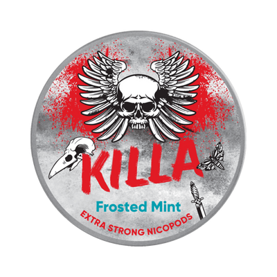 KILLA Frosted Mint can, front