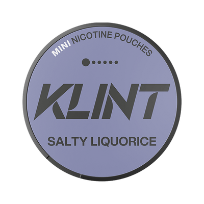 KLINT Salty Liquorice Mini nikotinpåsar, dosa