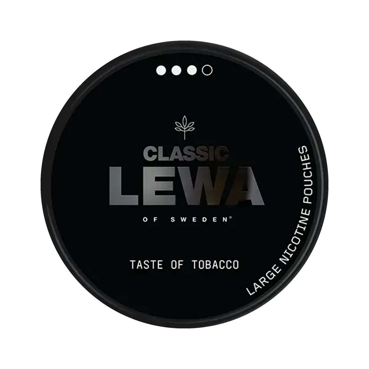 LEWA Classic Taste of Tobacco can, front