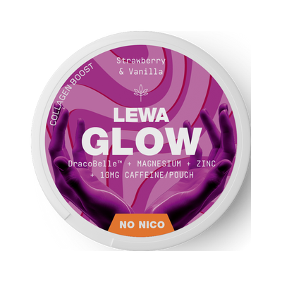 LEWA GLOW Strawberry & Vanilla Caffeine, dosa