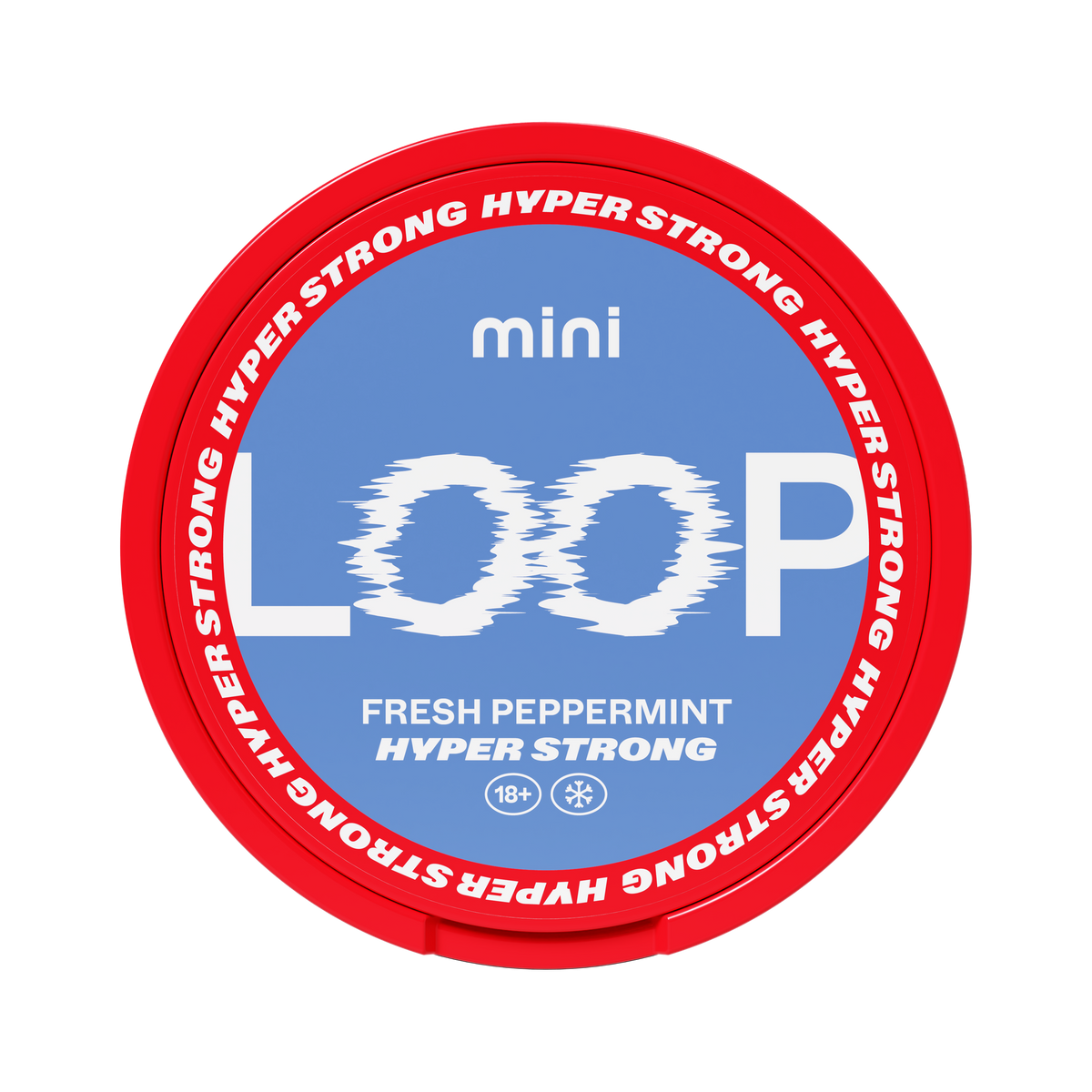 LOOP Fresh Peppermint Mini Hyper Strong can, front