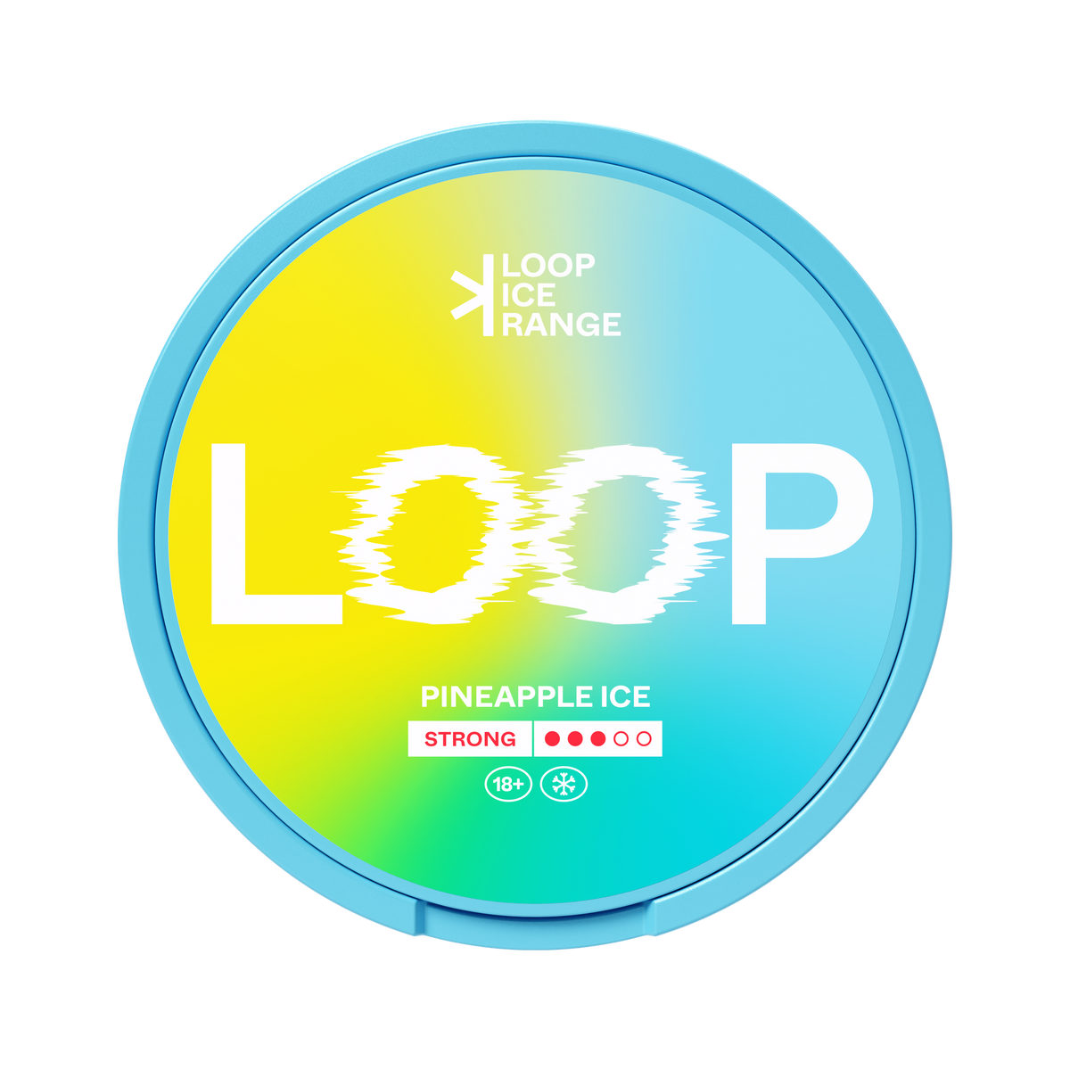LOOP Pineapple Ice Strong can, front