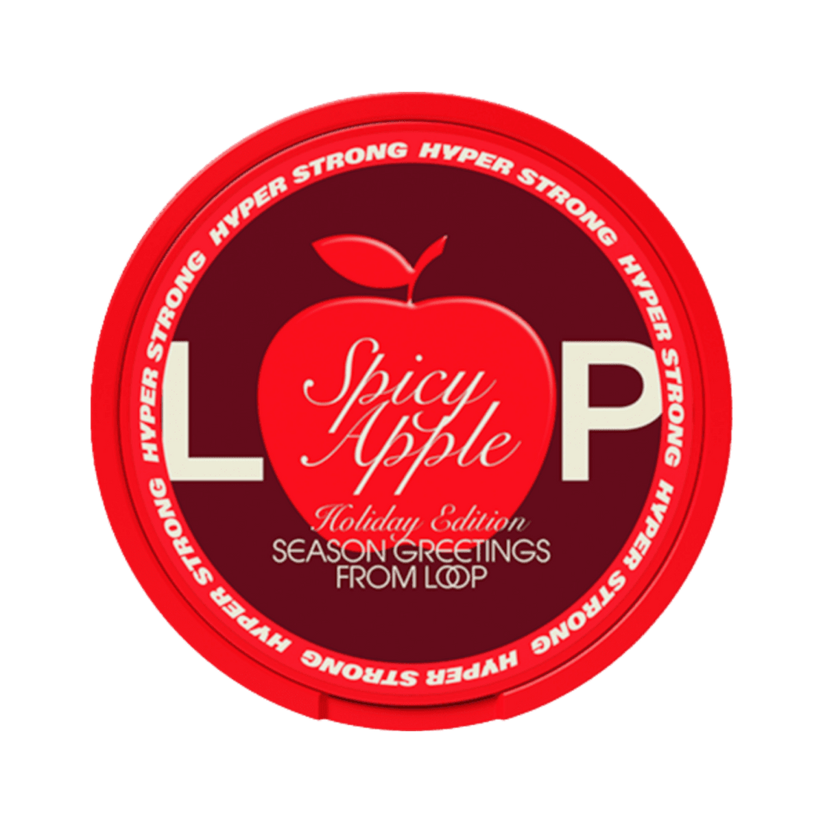 LOOP Spicy Apple Hyper Strong Limited Edition can, front