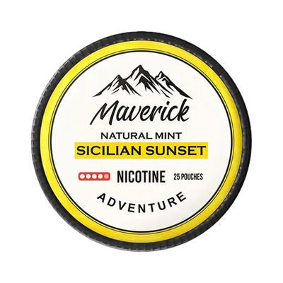 MAVERICK Sicilian Sunset can, front