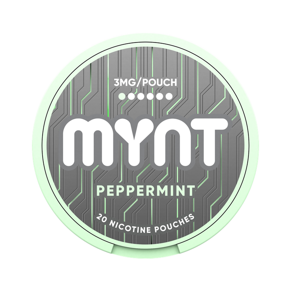 MYNT Peppermint 3 mg can, front