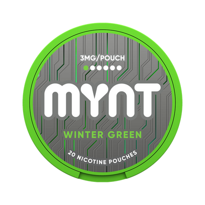 MYNT Winter Green 3 mg can, front