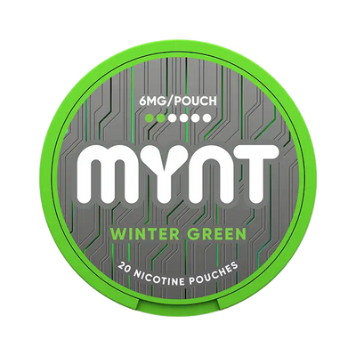 MYNT Winter Green 6 mg can, front