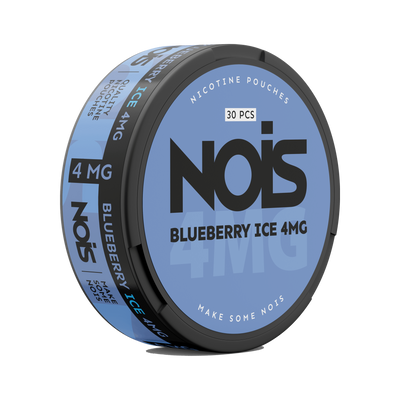 NOIS Blueberry Ice 4 mg, sidovy