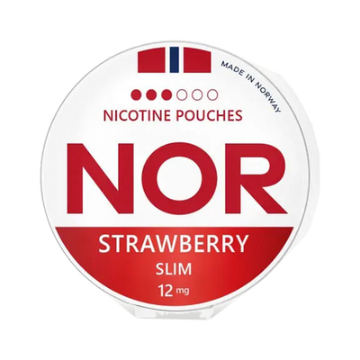 NOR Strawberry Slim | Bäst före: 09/09/2026 can, front