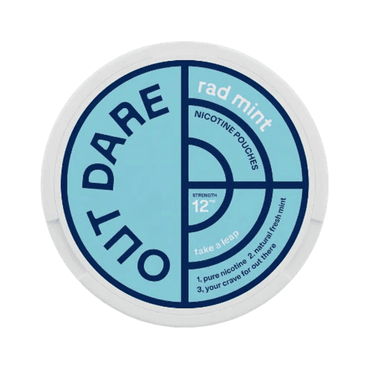 OUTDARE Rad Mint 12 mg can, front