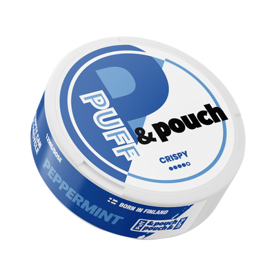 Puff & Pouch Crispy 12 mg | Bäst före: 01/10/2026 can, front