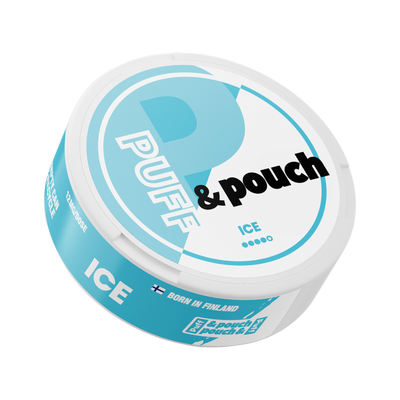 Puff & Pouch Ice 12 mg | Bäst före: 01/10/2026 can, front