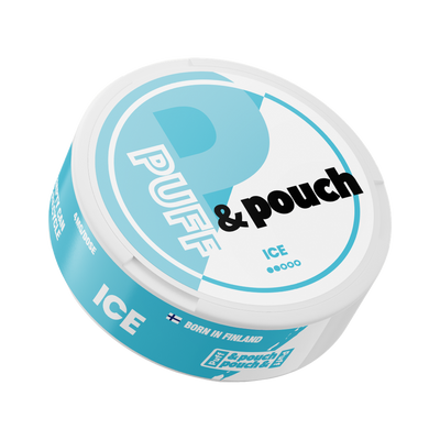 Puff & Pouch Ice 4 mg | Bäst före: 01/10/2026 can, front