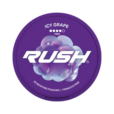 RUSH Icy Grape (Outlet) | Bäst före: 29/01/2026 can, front
