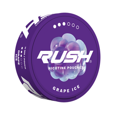 RUSH Pro Grape Ice nikotinpåsar, dosa (3D)