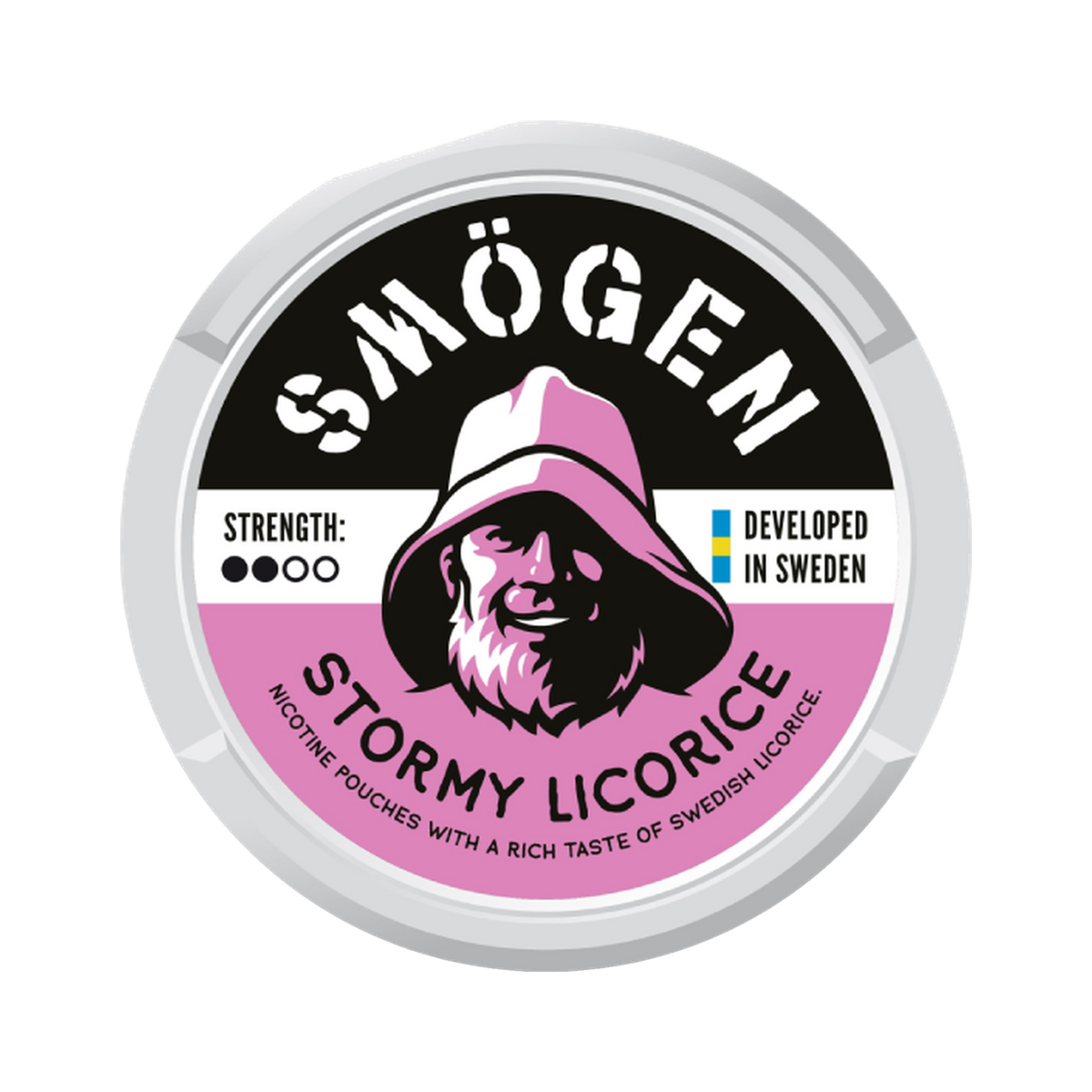 SMÖGEN Stormy Licorice can, front