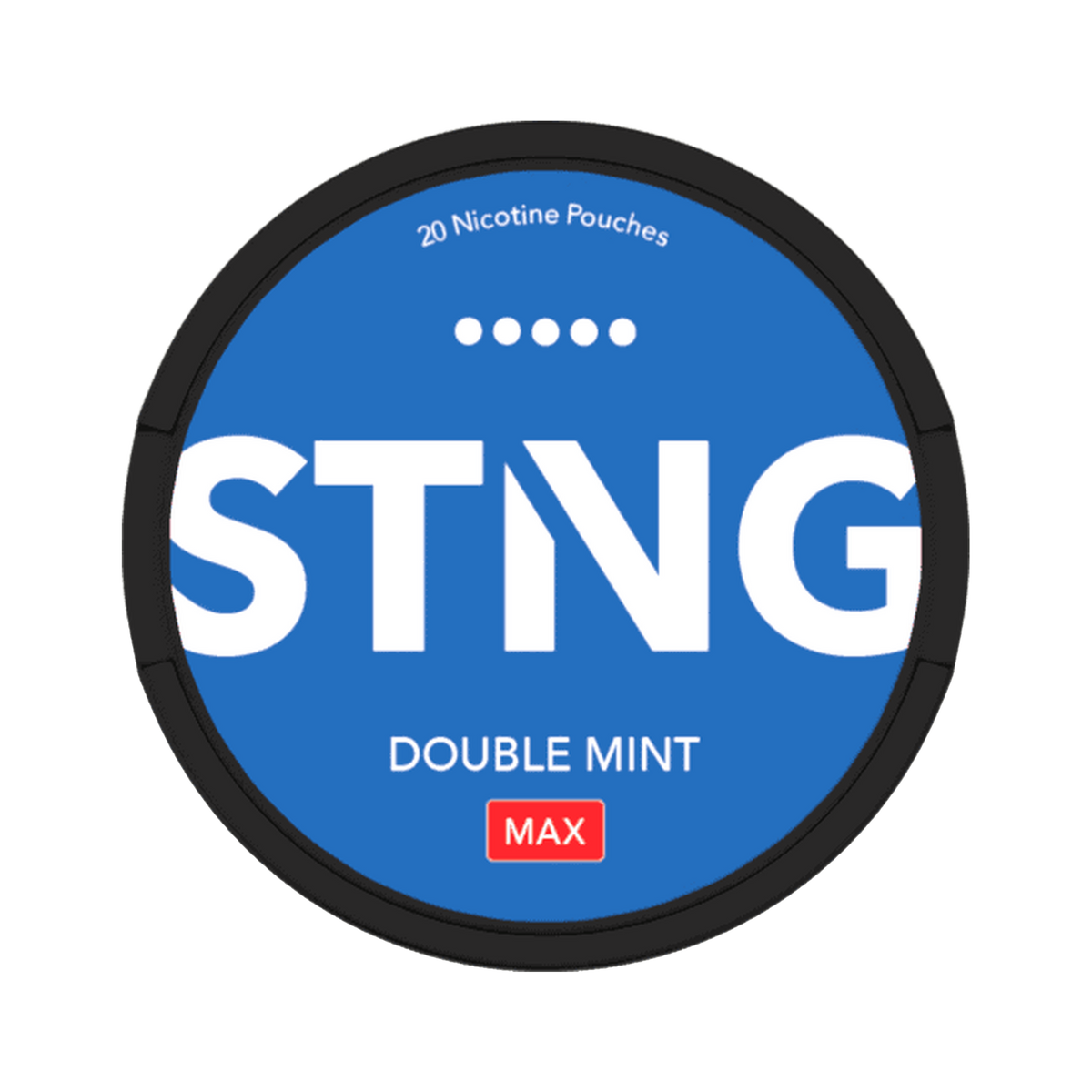 STNG Double Mint Max can, front