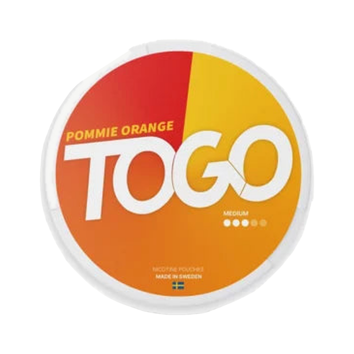 TOGO Pommie Orange | Bäst före: 30/10/2026 can, front