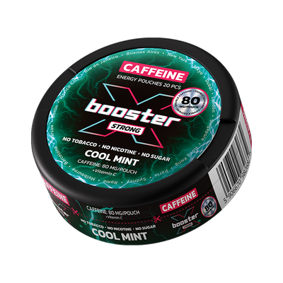 X-BOOSTER Cool Mint Koffein can, front