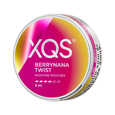 XQS Berrynana Twist 8mg can, left side