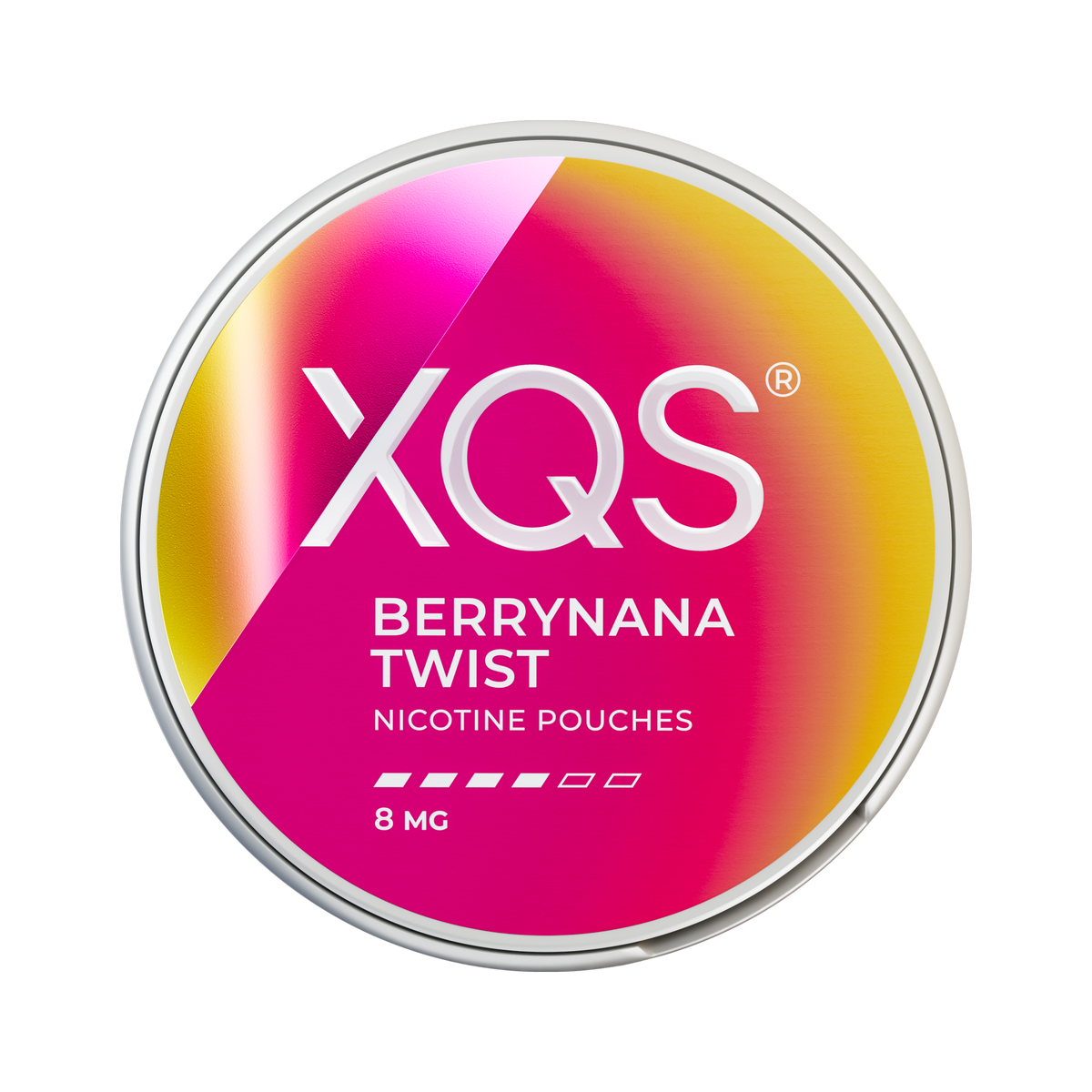 XQS Berrynana Twist 8mg can, front