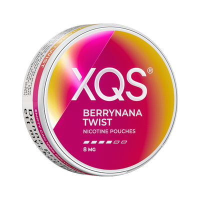 XQS BerryNana Twist Strong can, front