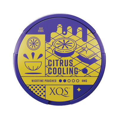XQS Citrus Cooling Light can, front