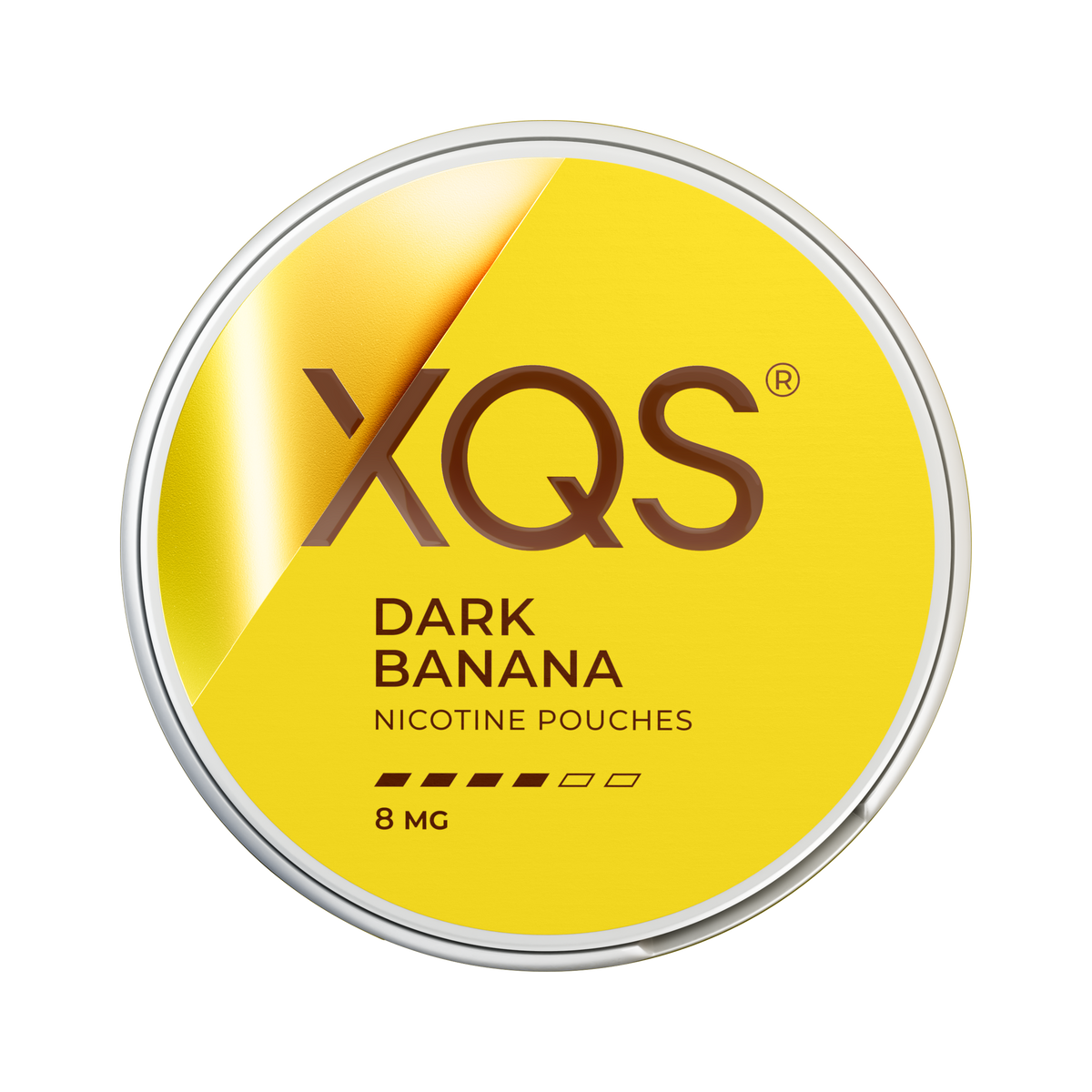 XQS Dark Banana 8mg can, front