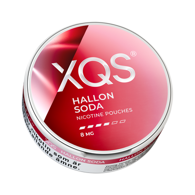 XQS Hallonsoda 8mg can, low view