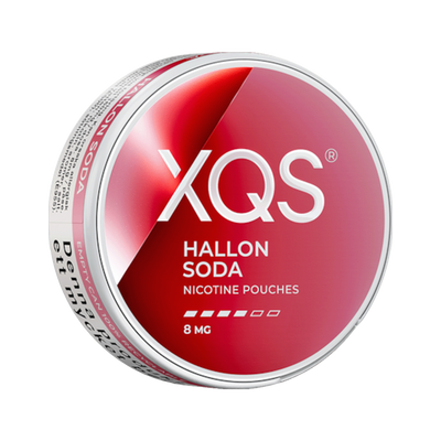 XQS Hallonsoda (Raspberry) Strong can, front