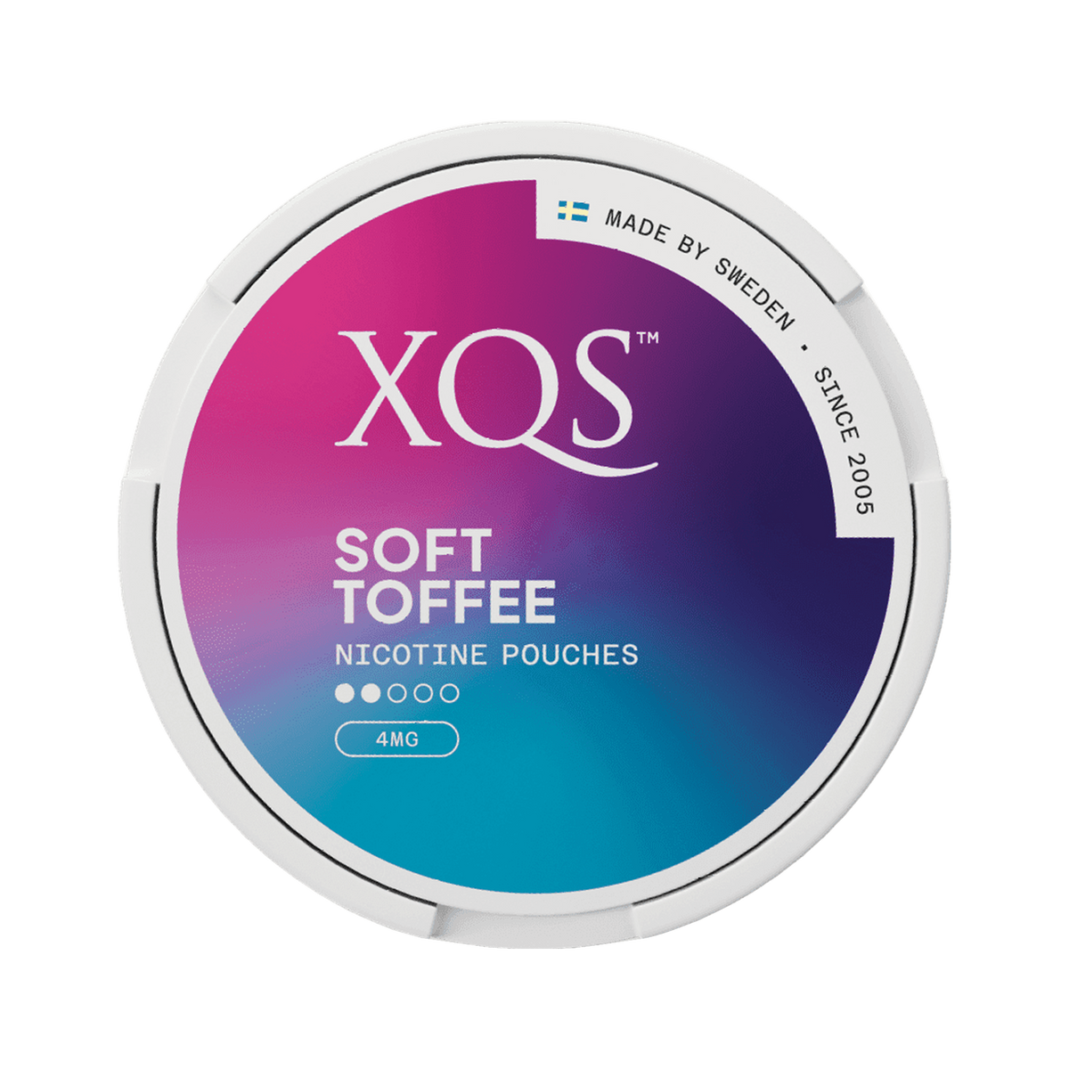 XQS Soft Toffee Light can, front