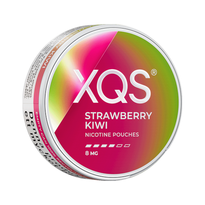 XQS Strawberry Kiwi Strong can, front