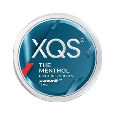 XQS The Menthol 11 mg can, front